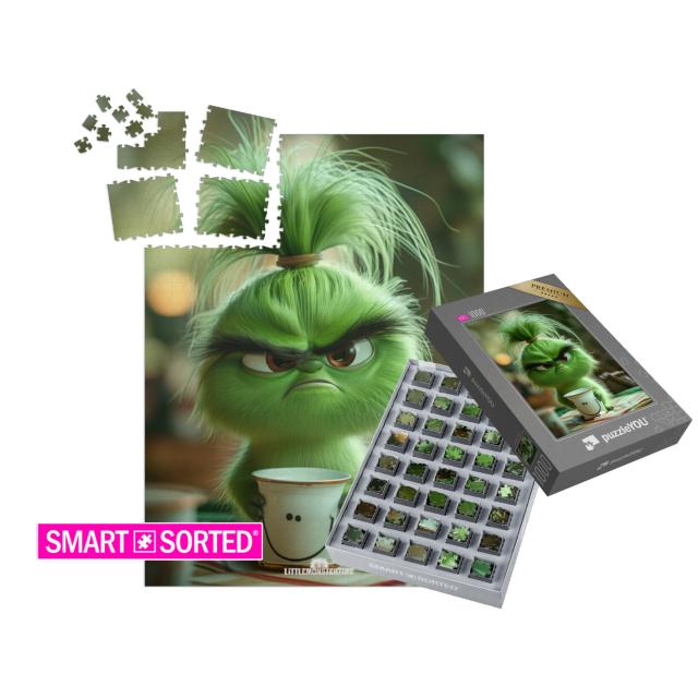 SMART SORTED® | Puzzle photo 1000 pièces « LITTLEMONSTERTIME: Grumpkin »