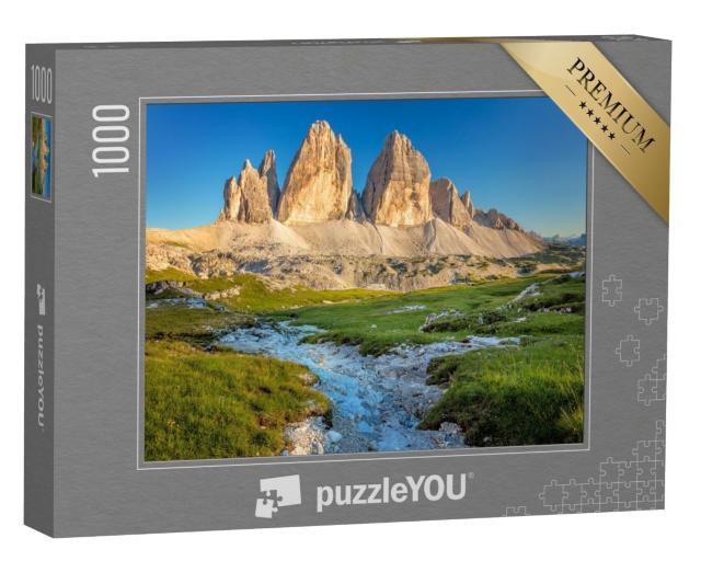 Puzzle de 1000 pièces « Les célèbres Trois Cimets dans les Dolomites, Italie »