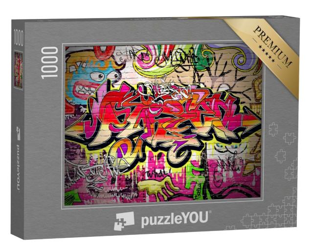 Puzzle de 1000 pièces « Le graffiti comme art urbain »