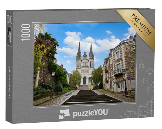 Puzzle de 1000 pièces « Église cathédrale Saint Maurice, Angers, France »