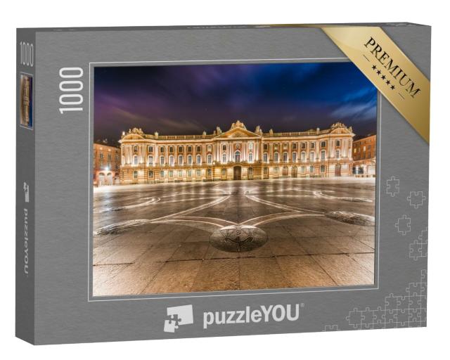 Puzzle de 1000 pièces « Place du Capitole et Capitole à Toulouse, Haute-Garonne, Midi Pyrénées, Sud de la France. »