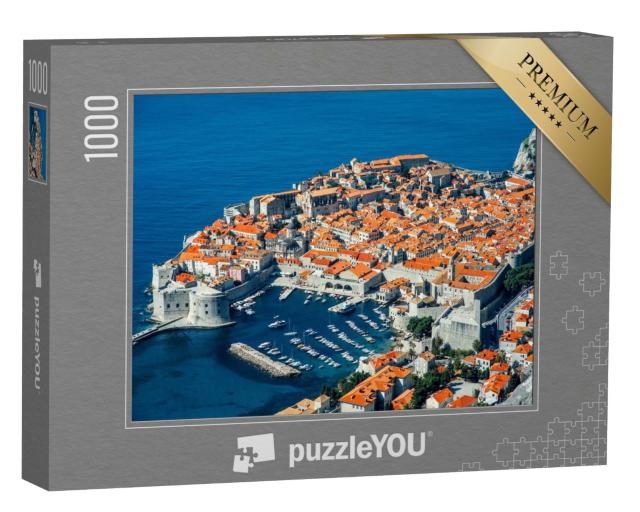Puzzle de 1000 pièces « Dubrovnik vue d'en haut, Croatie »
