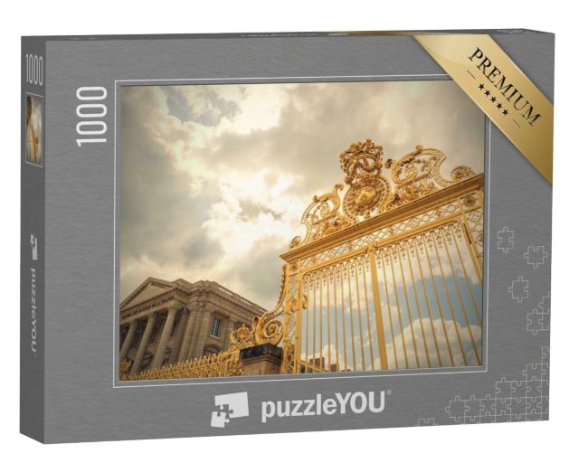 Puzzle de 1000 pièces « Château de Versailles - vue de la Porte Dorée du Palais. Résidence royale près de Paris »