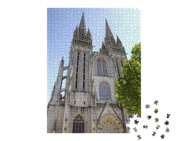 Puzzle de 1000 pièces « Cathédrale de Quimper. France »