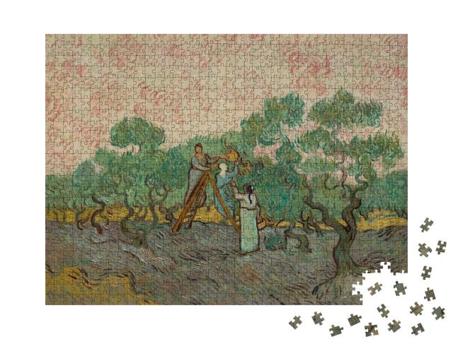 Puzzle de 1000 pièces « Vincent van Gogh - Femmes cueillant des olives »