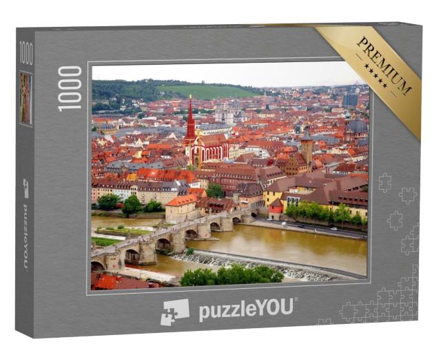 Puzzle de 1000 pièces « Vue de Würzburg depuis la forteresse Marienberg »