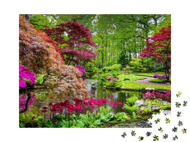 Puzzle de 1000 pièces « Jardin japonais traditionnel à La Haye »