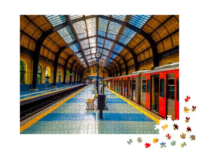 Puzzle de 1000 pièces « Gare ferroviaire d'Athènes Grèce »