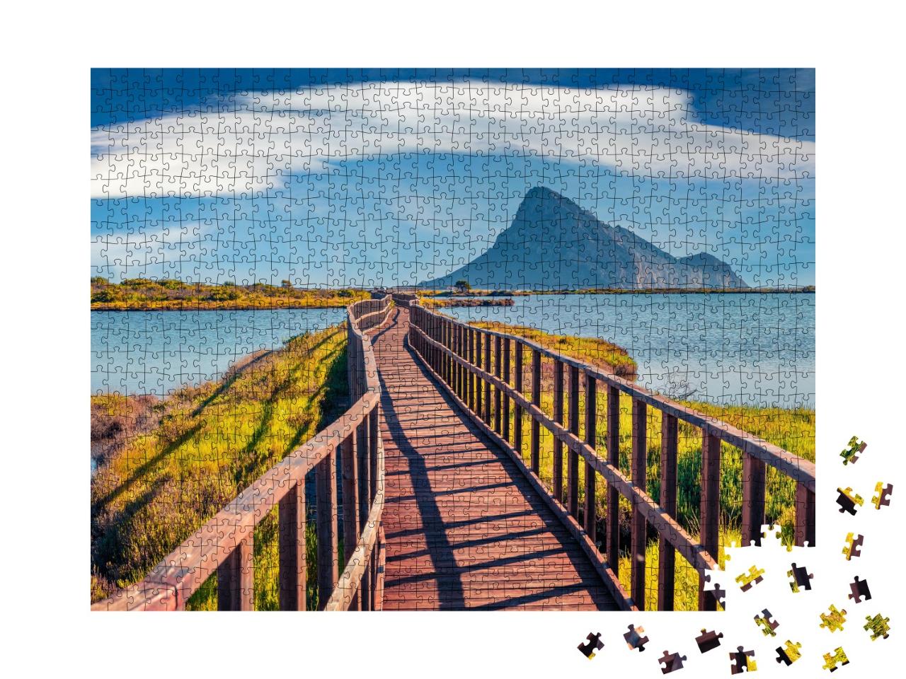 Puzzle de 1000 pièces « L'été sur la plage de Spiaggia di Porto, Italie »
