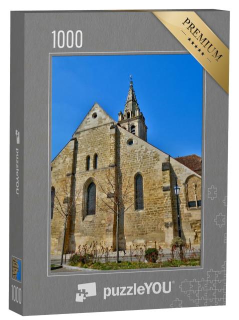 Puzzle de 1000 pièces « Ile de France, l'église Saint Christophe de Cergy »