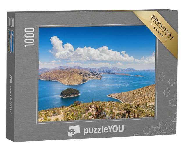 Puzzle de 1000 pièces « Isla del Sol, lac Titicaca, Bolivie »