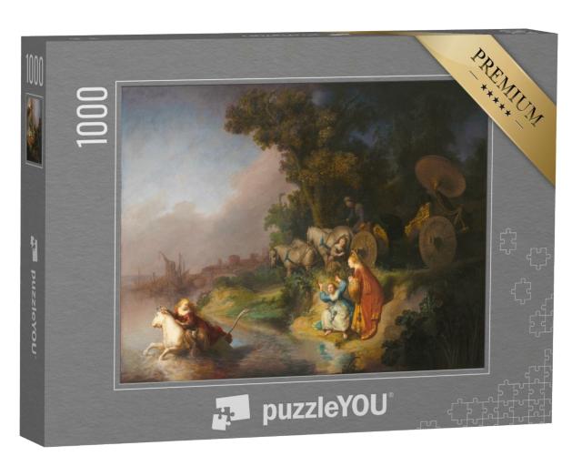 Puzzle de 1000 pièces « Rembrandt - Le détournement de l'Europe »