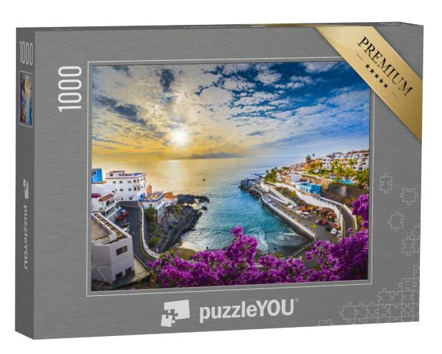 Puzzle de 1000 pièces « Lever de soleil sur les îles Canaries, Tenerife, Espagne »