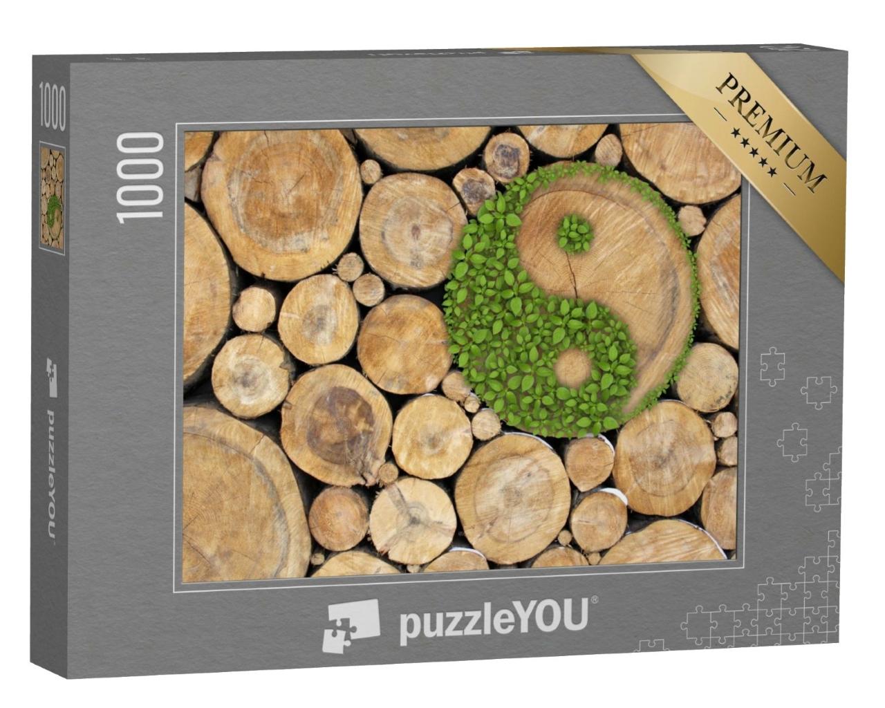 Puzzle de 1000 pièces « Symbole du Ying-Yang »