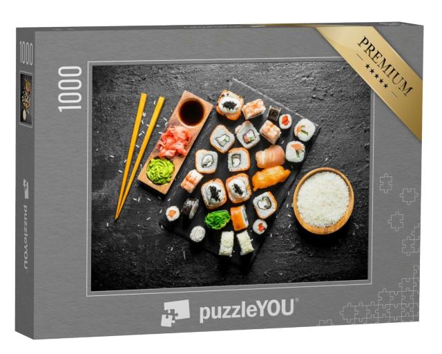 Puzzle de 1000 pièces « Une sélection de sushis »