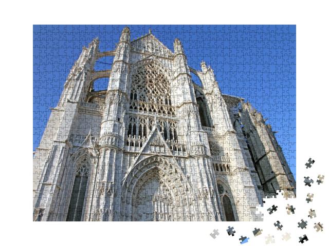 Puzzle de 1000 pièces « Cathédrale de Beauvais, Beauvais, département de l'Oise, Picardie, France »
