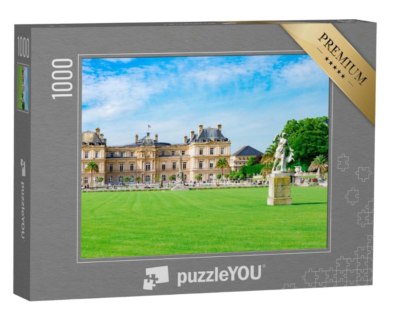 Puzzle de 1000 pièces « Sénat et Jardin du Luxembourg à Paris, France »
