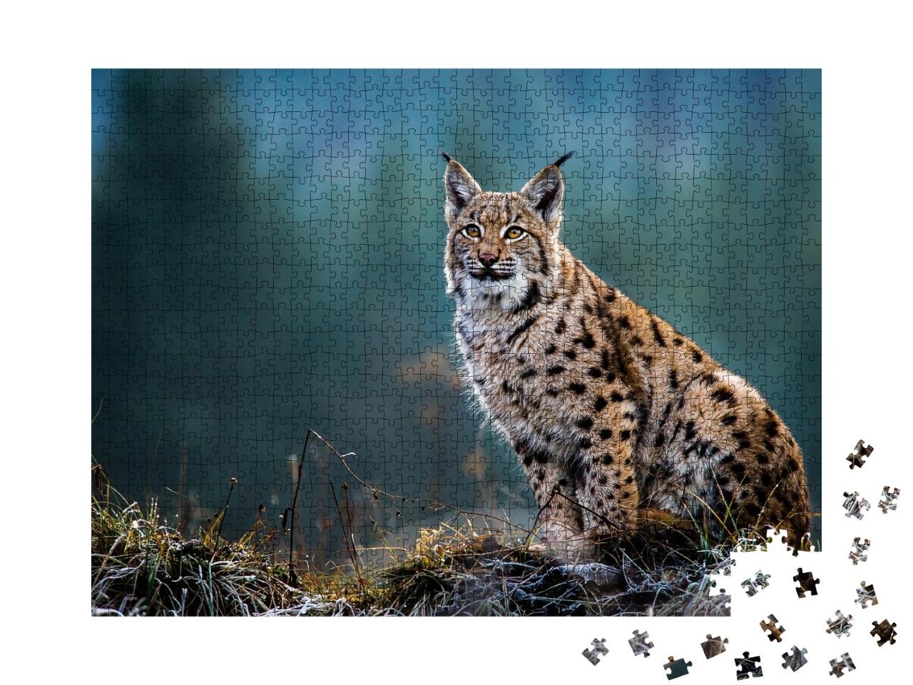 Puzzle de 1000 pièces « Lynx d'Eurasie »