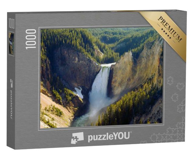 Puzzle de 1000 pièces « Grand canyon du parc national de Yellowstone »