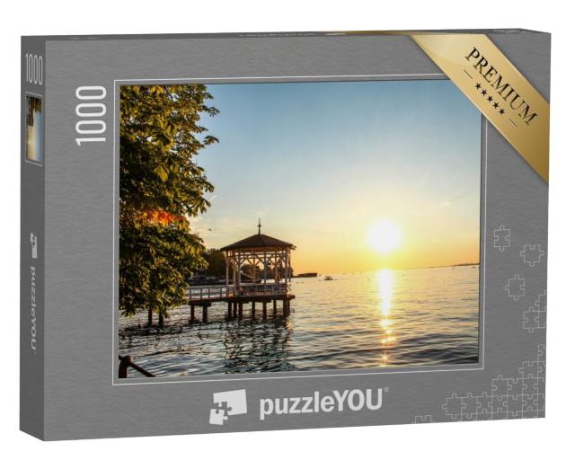 Puzzle de 1000 pièces « Vue sur le lac de Constance près de Bregenz »