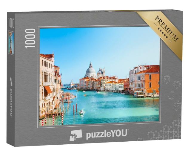 Puzzle de 1000 pièces « Vue sur le Grand Canal et la basilique Santa Maria della Salute, Venise »