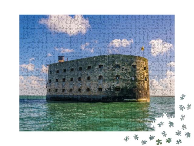 Puzzle de 1000 pièces « Fort Boyard près de La Rochelle, France »