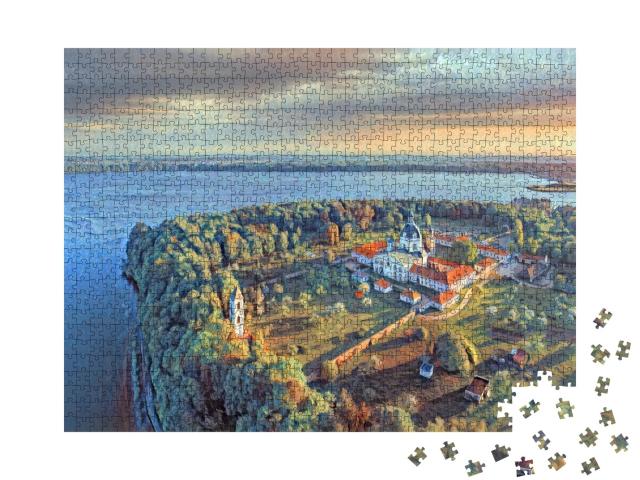 Puzzle de 1000 pièces « dans le style de Paul-Cezanne - Monastère de Pazaislis à Kaunas, Lituanie »