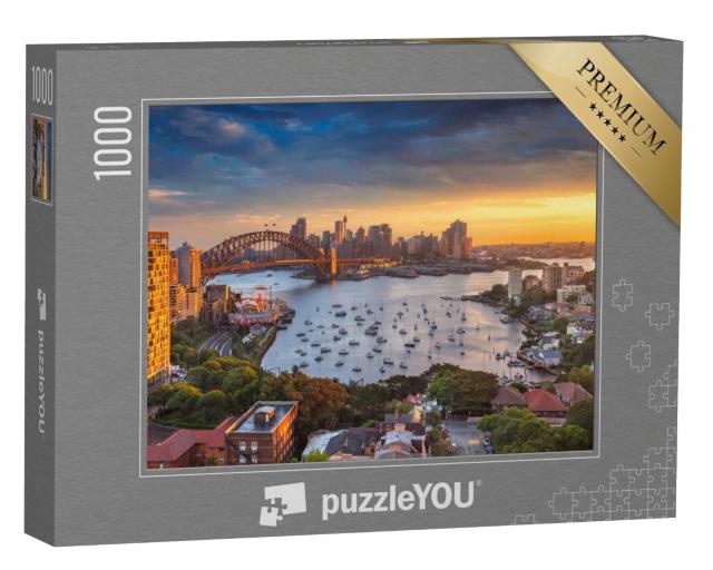 Puzzle de 1000 pièces « Sydney au coucher du soleil »