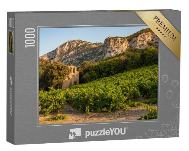 Puzzle de 1000 pièces « Vignobles dans la région viticole du Languedoc-Roussillon, Roussillon, France »
