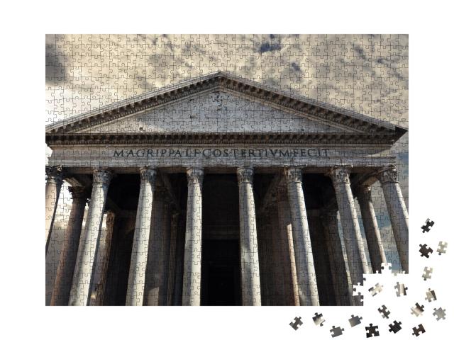 Puzzle de 1000 pièces « Panthéon, temple dédié aux dieux de la Rome antique »