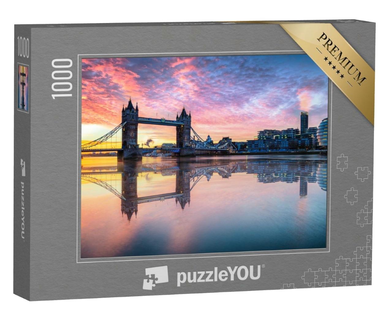 Puzzle de 1000 pièces « Tower Bridge au lever du soleil, Londres »