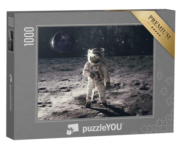Puzzle de 1000 pièces « Un astronaute avec un bagage spatial »