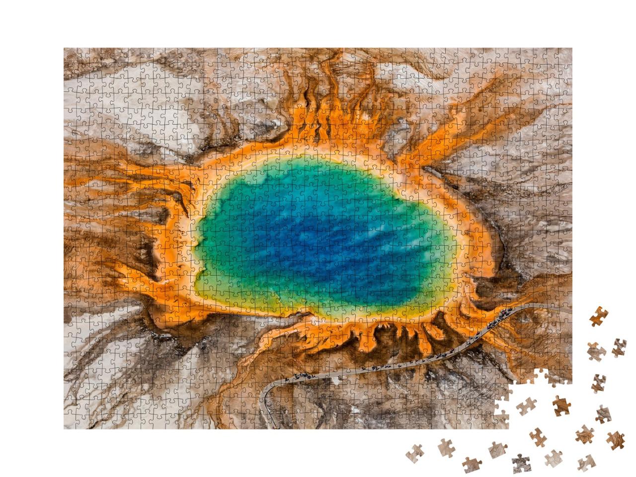 Puzzle de 1000 pièces « Grand Prismatic Spring dans le parc national de Yellowstone »
