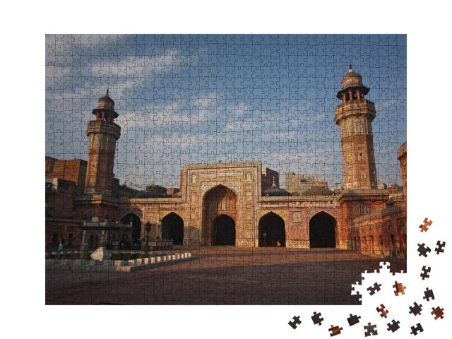 Puzzle de 1000 pièces « Architecte de la mosquée Wazir Khan, Lahore »