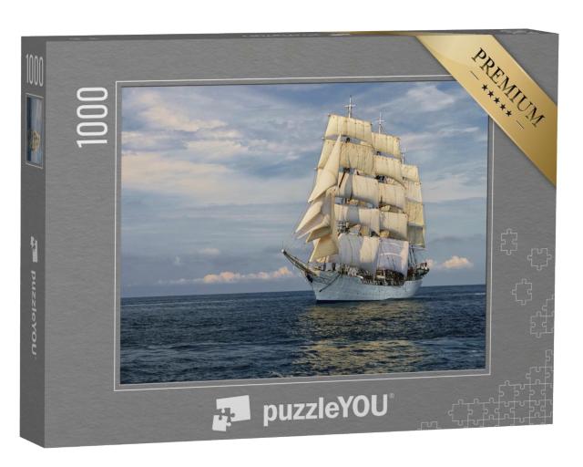 Puzzle de 1000 pièces « Magnifique voilier toutes voiles dehors »