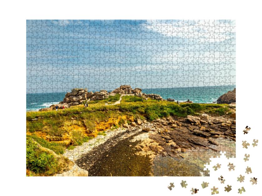 Puzzle de 1000 pièces « En route sur la Côte de Granit Rose dans la belle Bretagne près de Ploumanac'h - France »