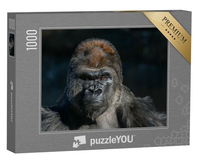 Puzzle de 1000 pièces « Gorille des plaines de l'Ouest »