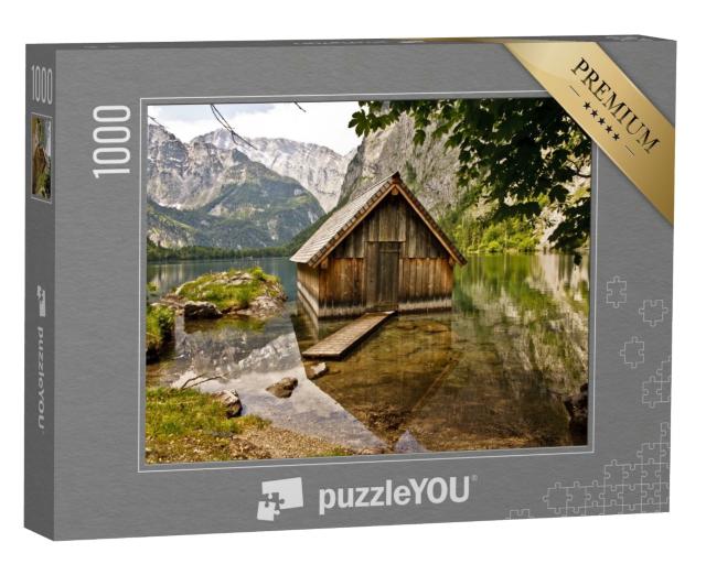 Puzzle de 1000 pièces « Haus am See, Bavière, Allemagne »