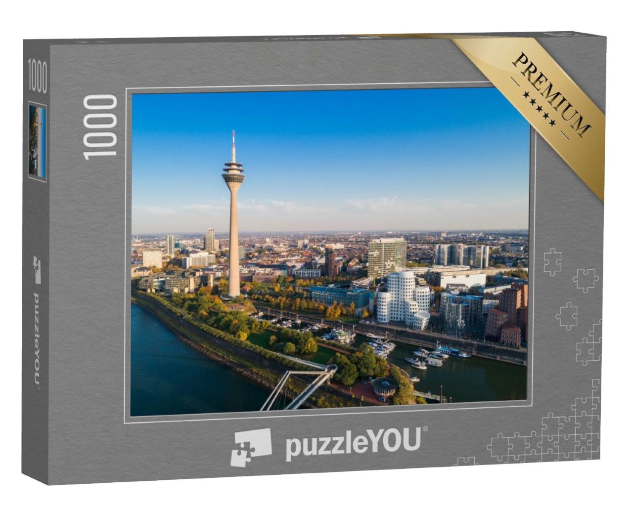 Puzzle de 1000 pièces « Düsseldorf vue d'en haut, Allemagne »