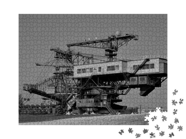 Puzzle de 1000 pièces « Mine de lignite à ciel ouvert désaffectée : Ferropolis »