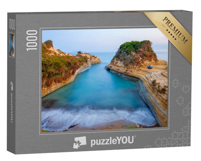 Puzzle de 1000 pièces « Plage du Canal d'Amour, Corfou, Grèce »
