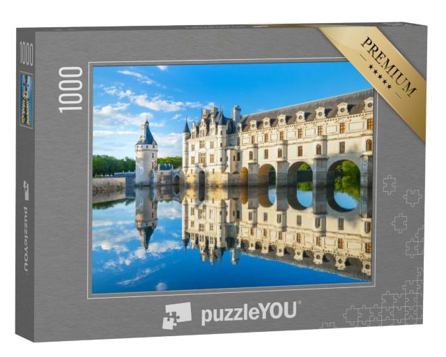 Puzzle de 1000 pièces « Château de Chenonceau dans la vallée de la Loire en France »