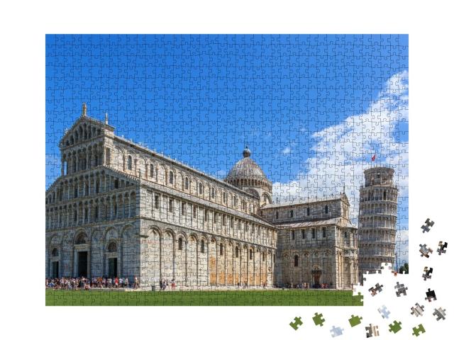 Puzzle de 1000 pièces « Santa Maria Assunta et la tour penchée de Pise »