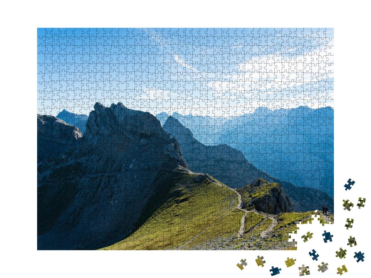 Puzzle de 1000 pièces « Wildes Karwendelgebirge, Allemagne »