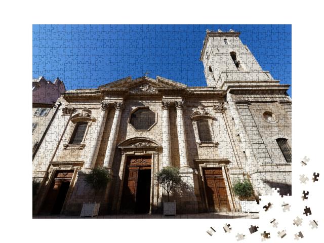Puzzle de 1000 pièces « Cathédrale Sainte-Marie de la Seds à Toulon, France »