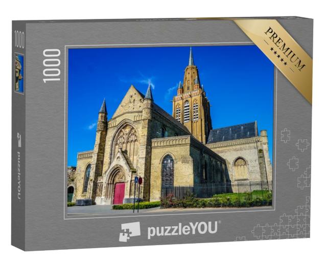Puzzle de 1000 pièces « Église Notre Dame - Église paroissiale catholique romaine à Calais »