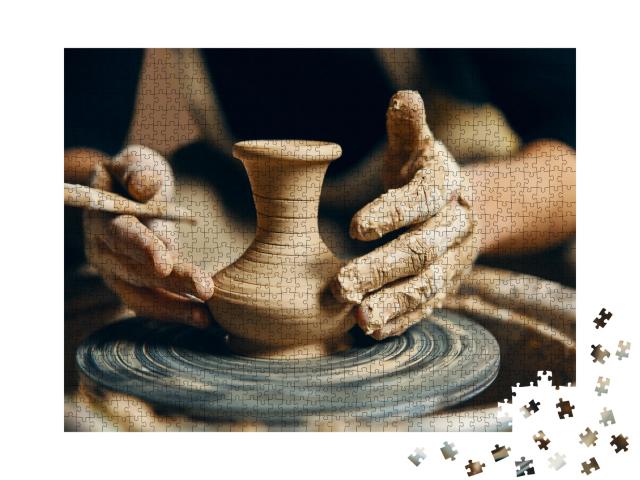 Puzzle de 1000 pièces « L'art délicat de la poterie »