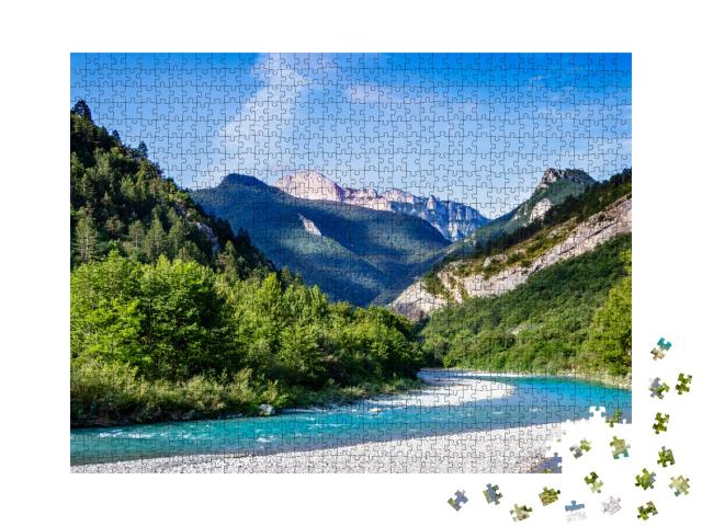 Puzzle de 1000 pièces « La Drome dans le sud-est de la France »