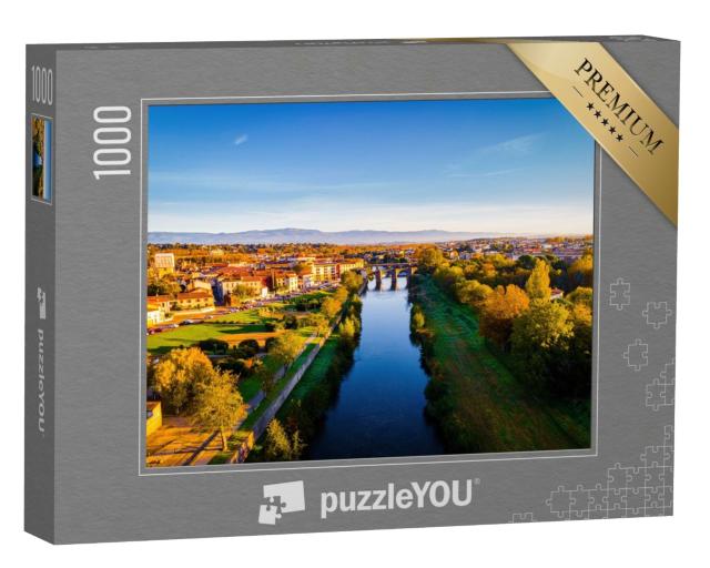 Puzzle de 1000 pièces « Vue aérienne de Carcassonne »