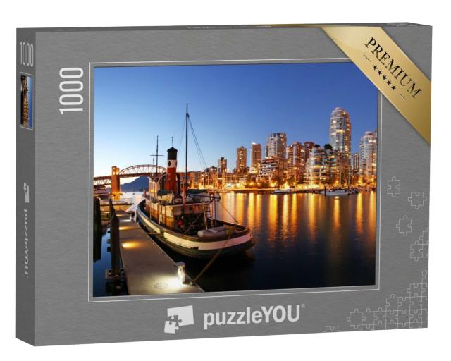 Puzzle de 1000 pièces « Vancouver au crépuscule »